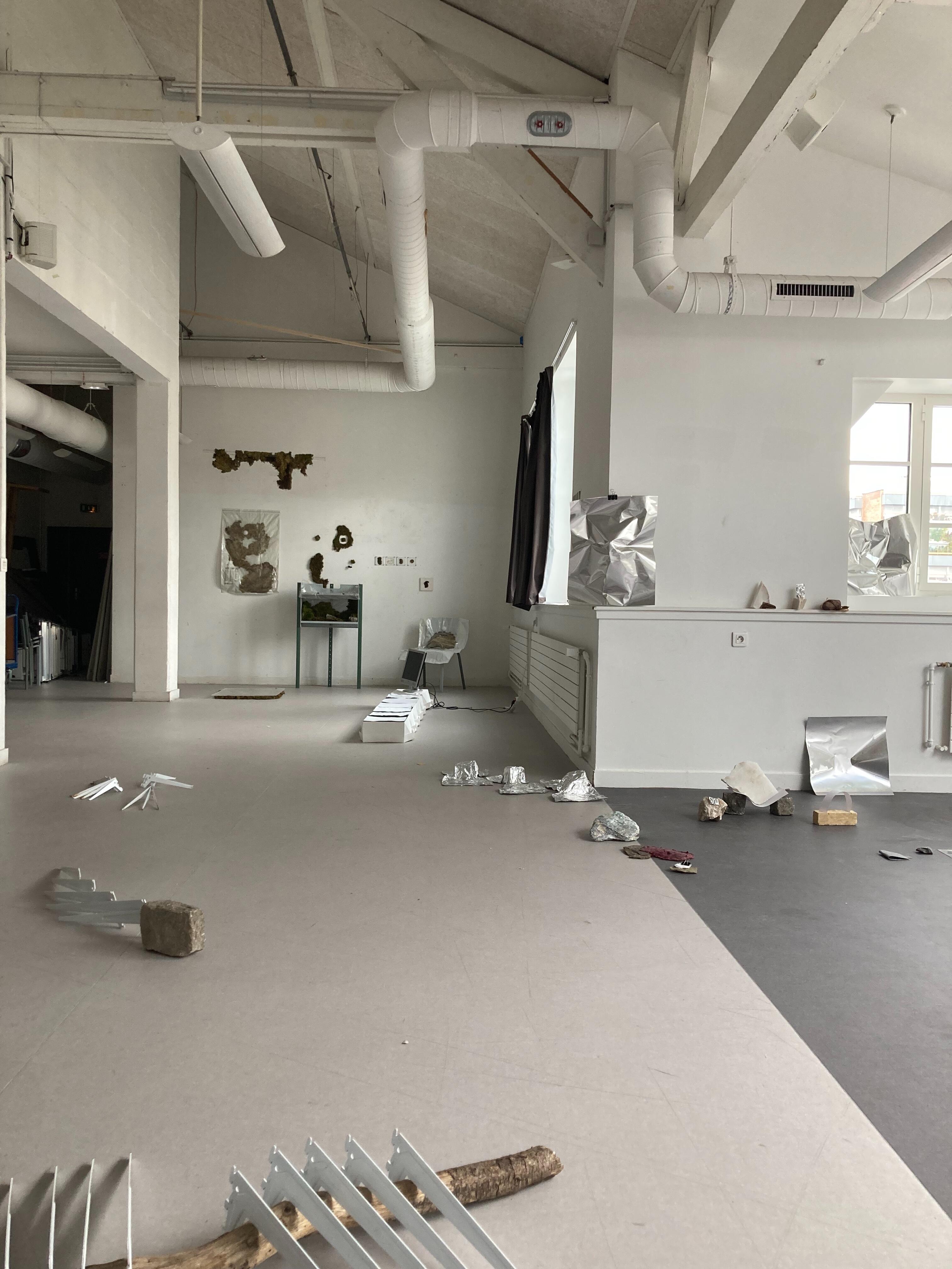 ENSCI _presentationの展示の様子 ENSCI _presentationの展示の様子