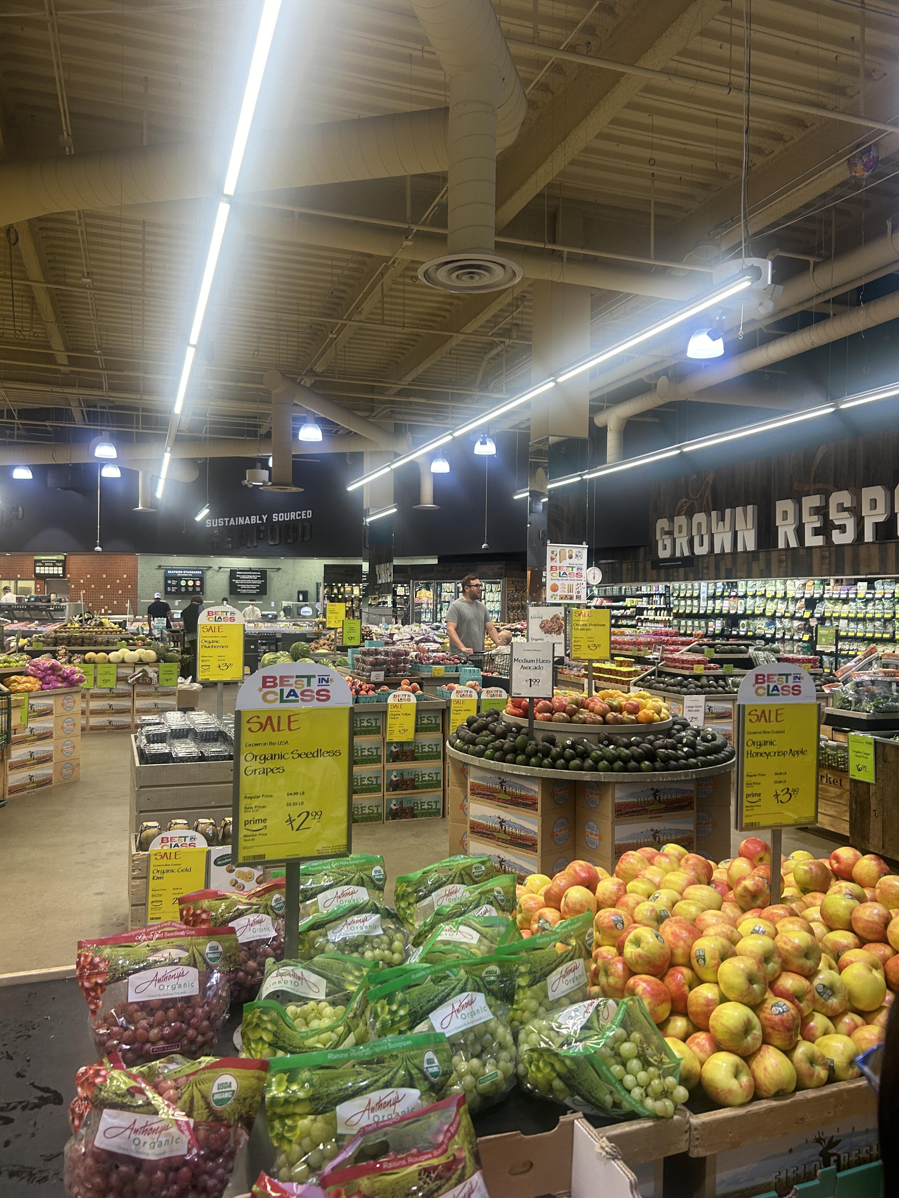 自宅近くのWhole foods（スーパー）